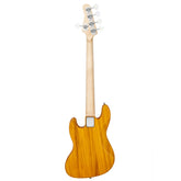 Glarry GJazz Electric 5 String Bass Guitar Full Size - Yellow